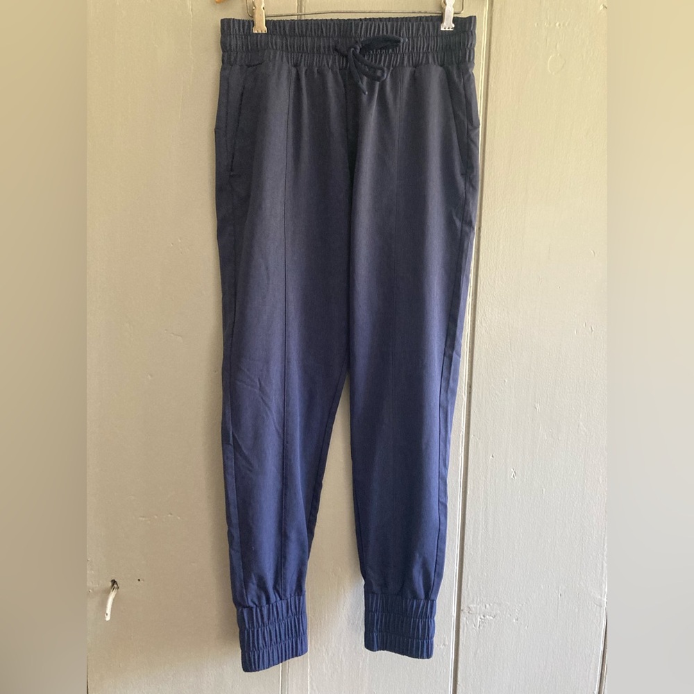 Zyia Active Women's Joggers Size M Navy Blue Drawstring Pockets